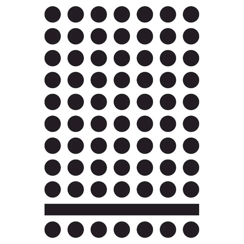 Monochrome Dot Grid Pattern