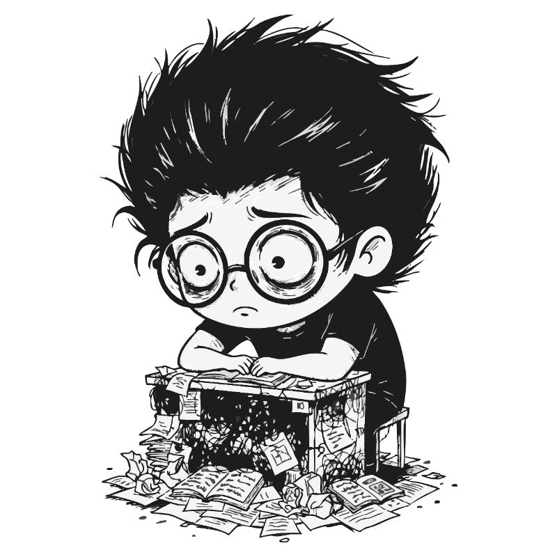 Student Stress Prüfungen Manga