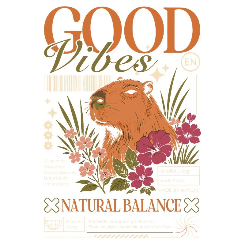 Vibes Capybara Design