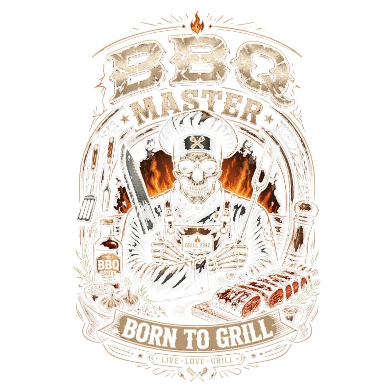 Master BBQ Skeleton Grill – Barbecue-Humor