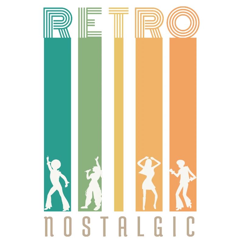 Retro Bars and Silhouettes Nostalgia