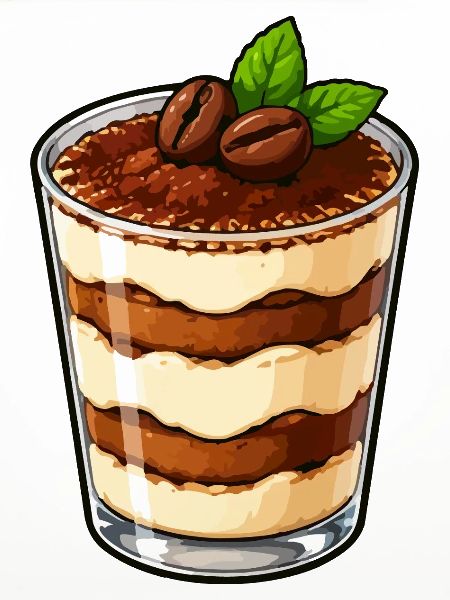 Tiramisu im Glas Kaffeecreme