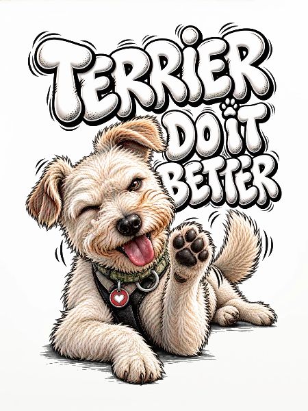 Terrier Do It Better Spruch