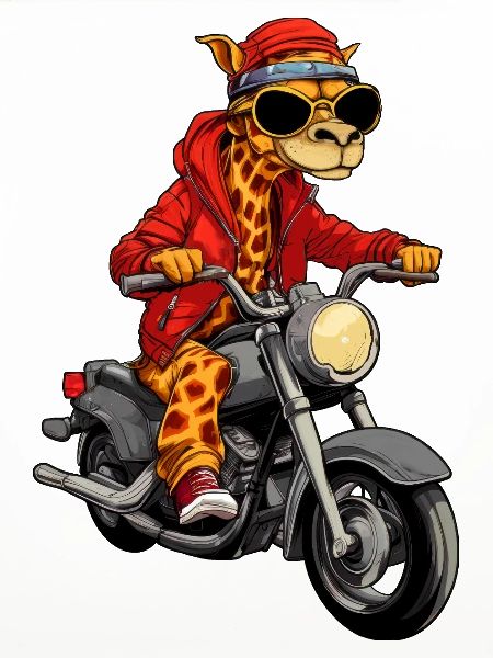 Motorrad Giraffe