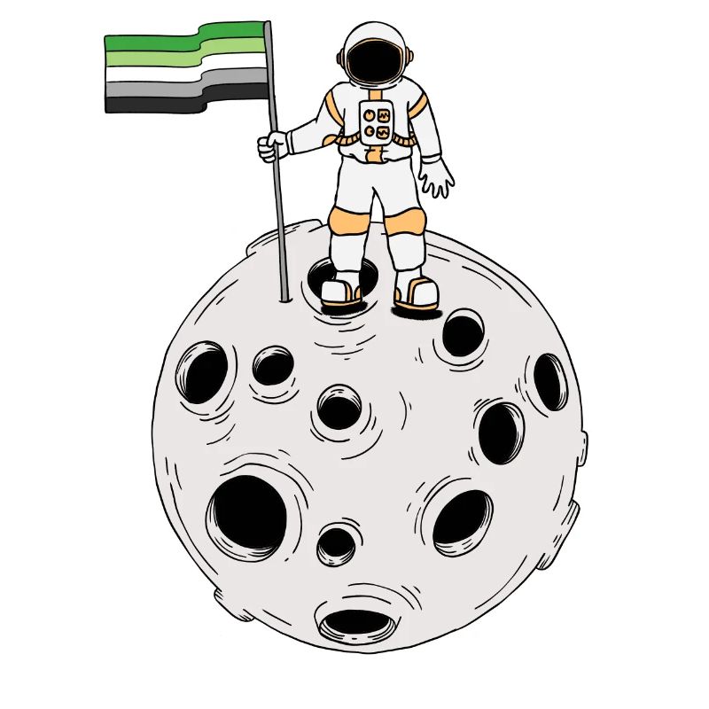 Aromatic astronaut Aromatic flag