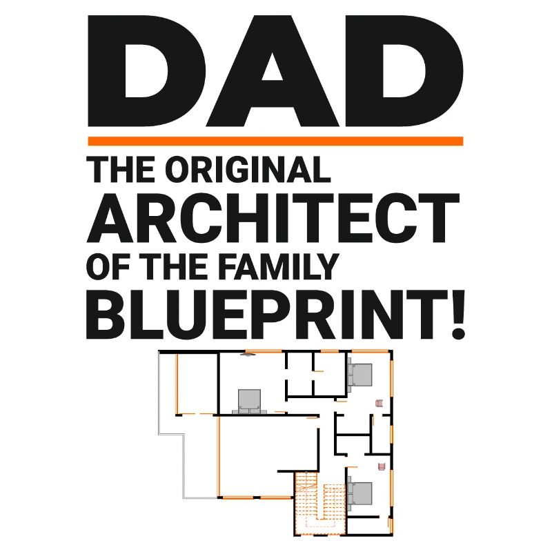 Architect Dad's Blueprint Laughter Father's Day