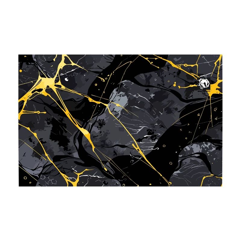 Marmor Marmor Granit schwarz und golden oder GF