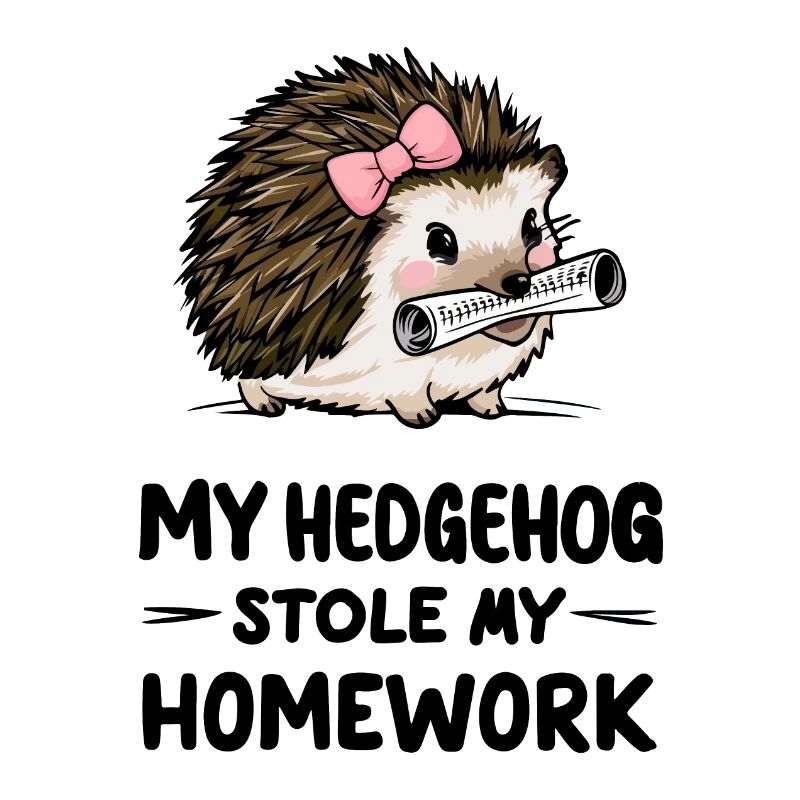 Mon hérisson m’a volé mes devoirs