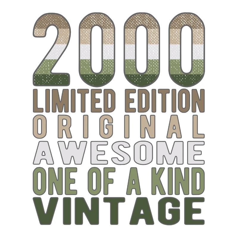 Limited Edition seit 2000 Geburtstag Vintage 2000