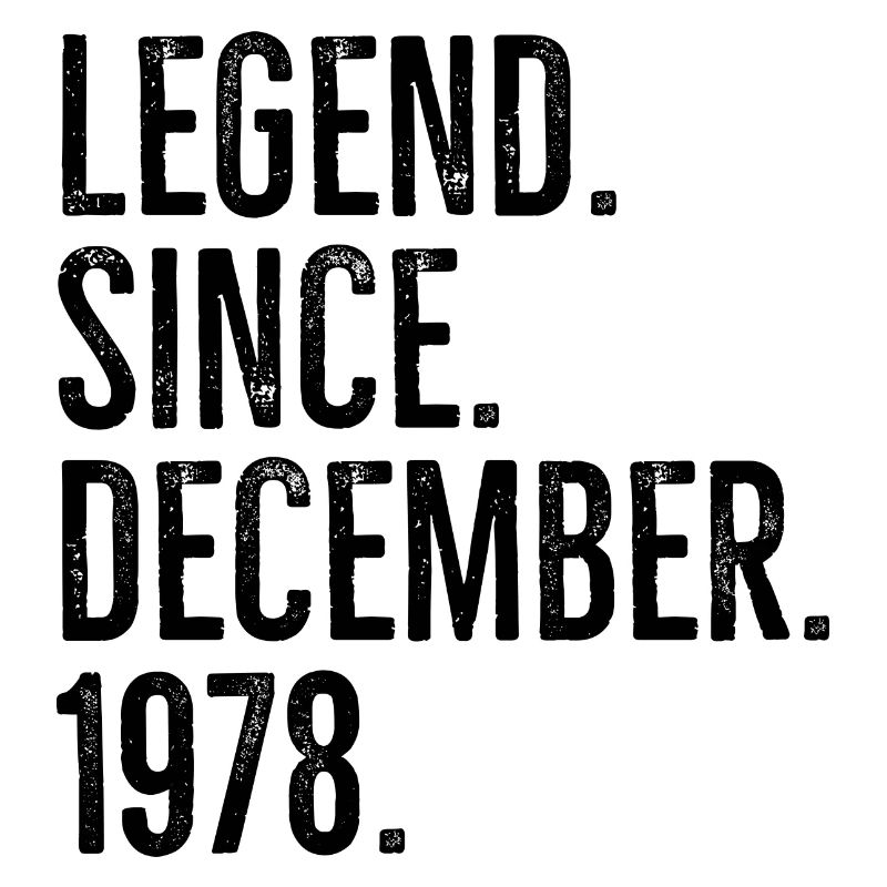 Legende seit Dezember 1978
