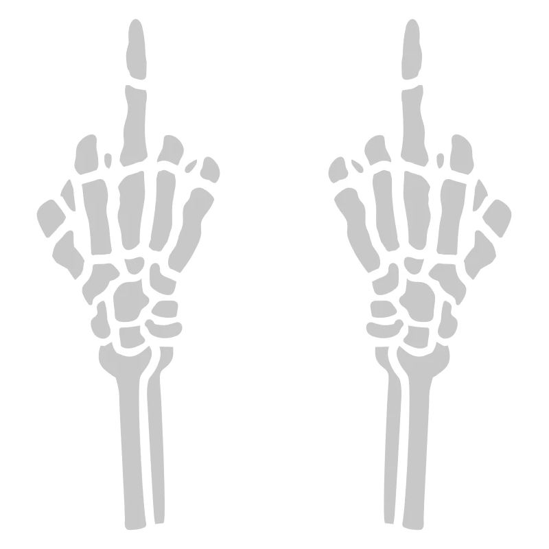 Geste 2 Hände Mittelfinger