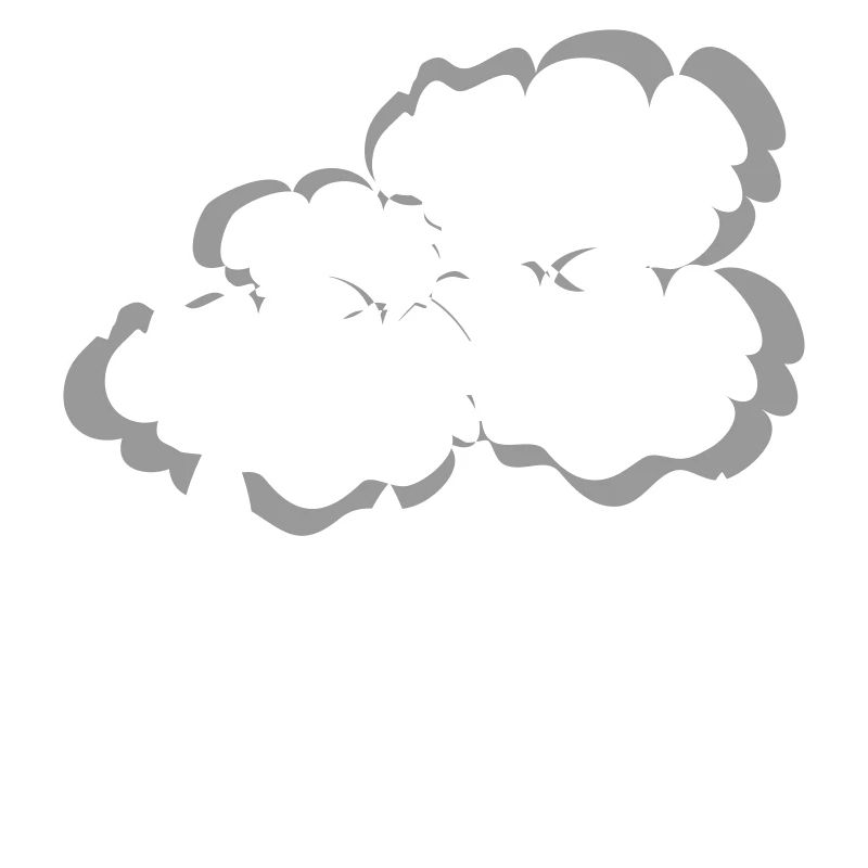 Rain cloud, vector illustration