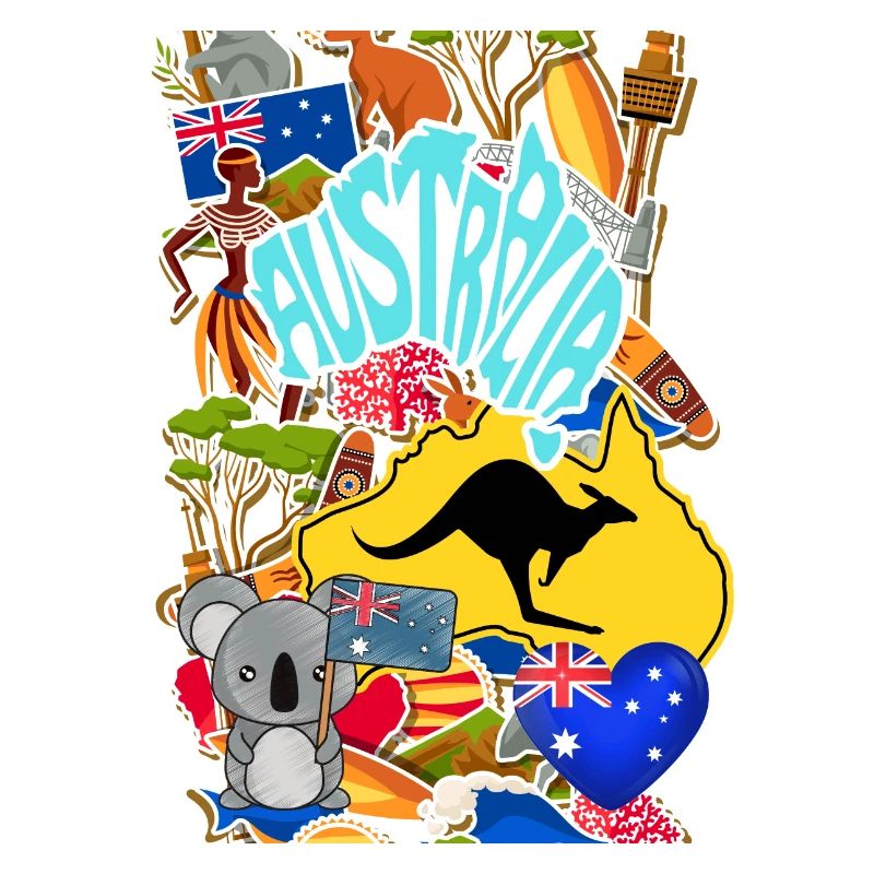 Australien, Känguru.