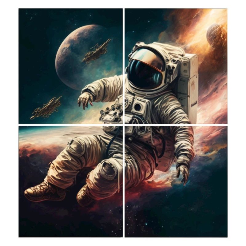 Astronaute dans l’espace