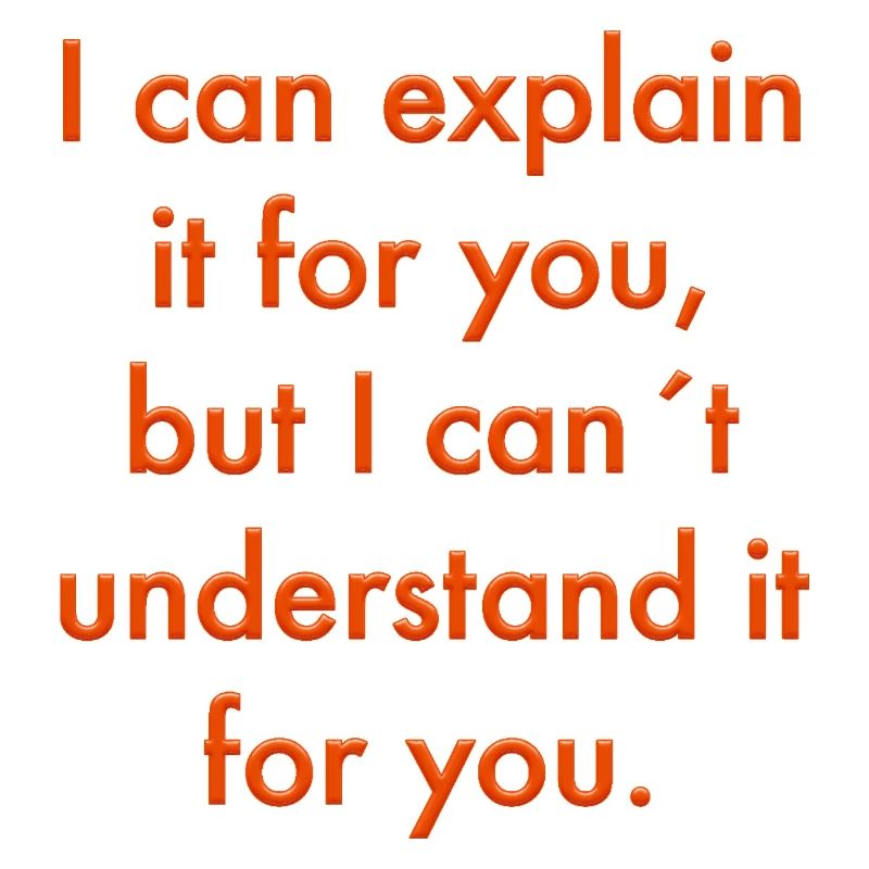 i can explain