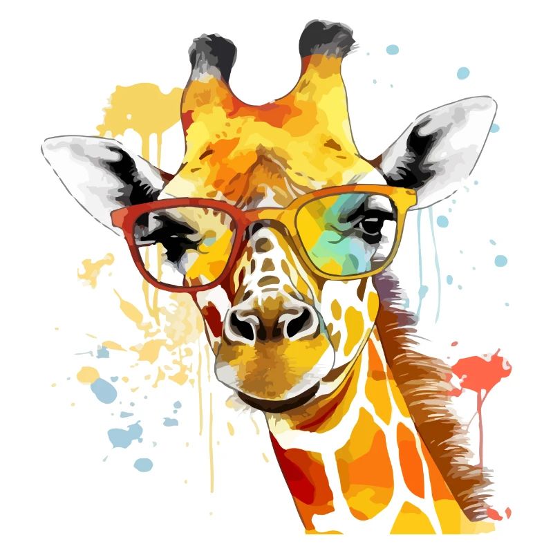 Helsy, die Giraffe