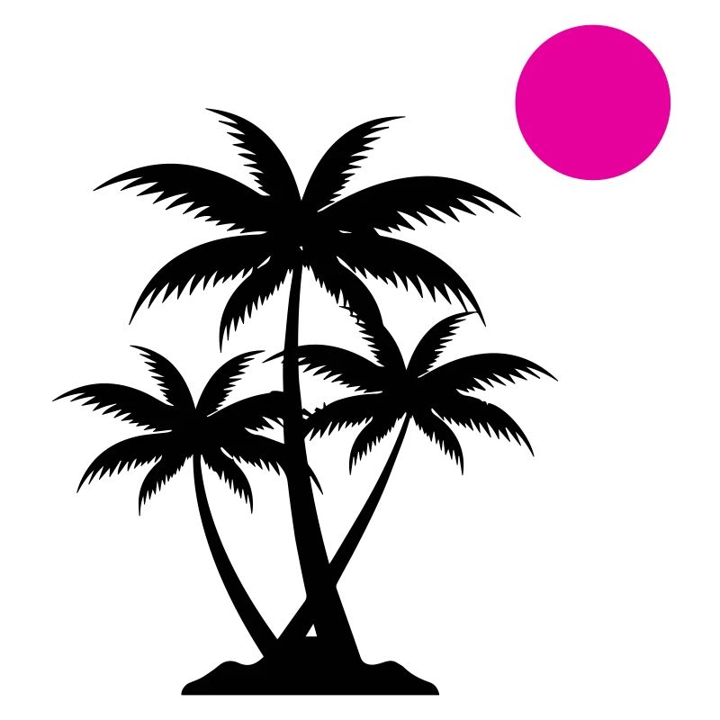 palme sunset