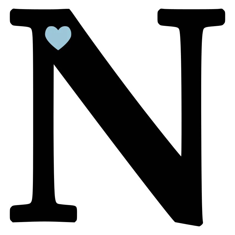 Lettre N Lettre initiale