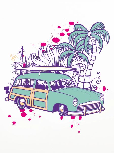 Oldtimer beach