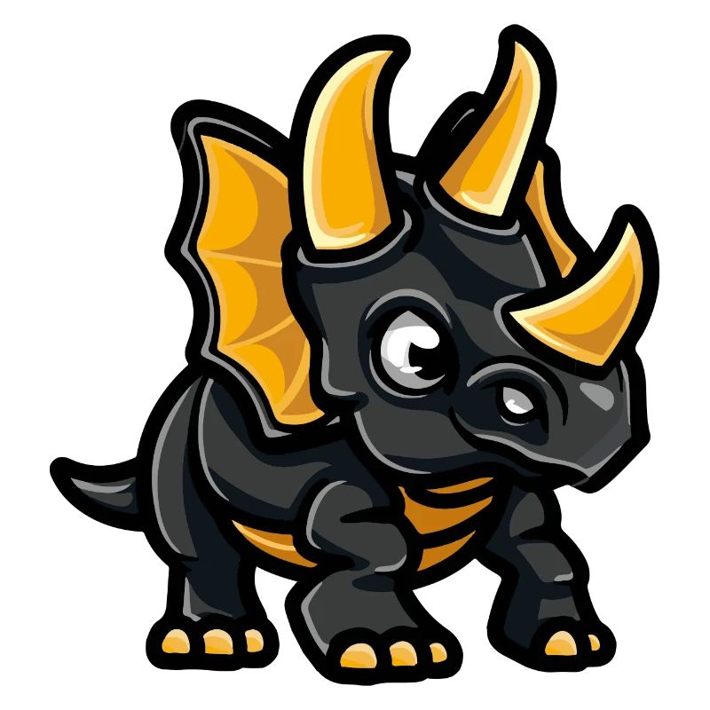 Dinosaur triceratops Comic