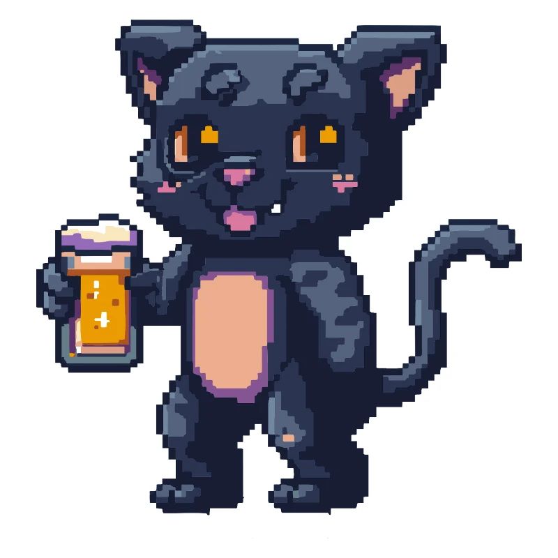 Bière Panther Pixel