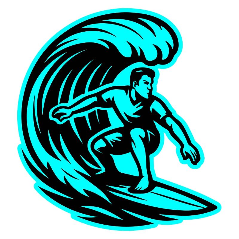 Surfeur Wave Surf