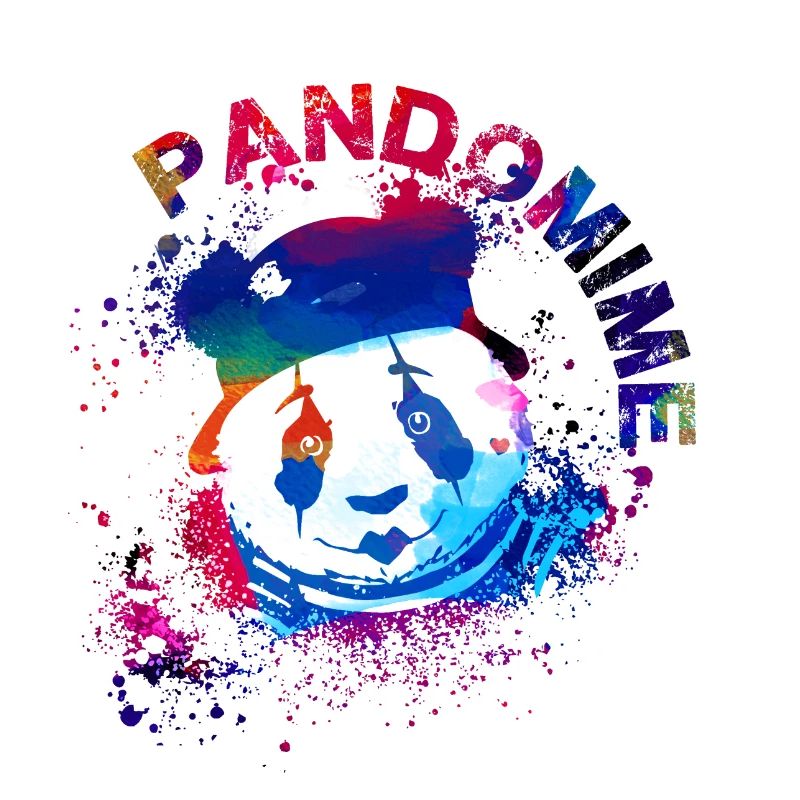 pandomime,panda,pantomime,graffiti