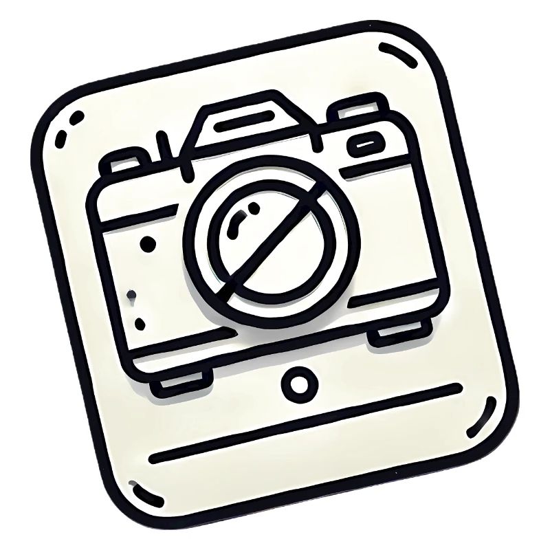 No Camera Allowed Icon Design