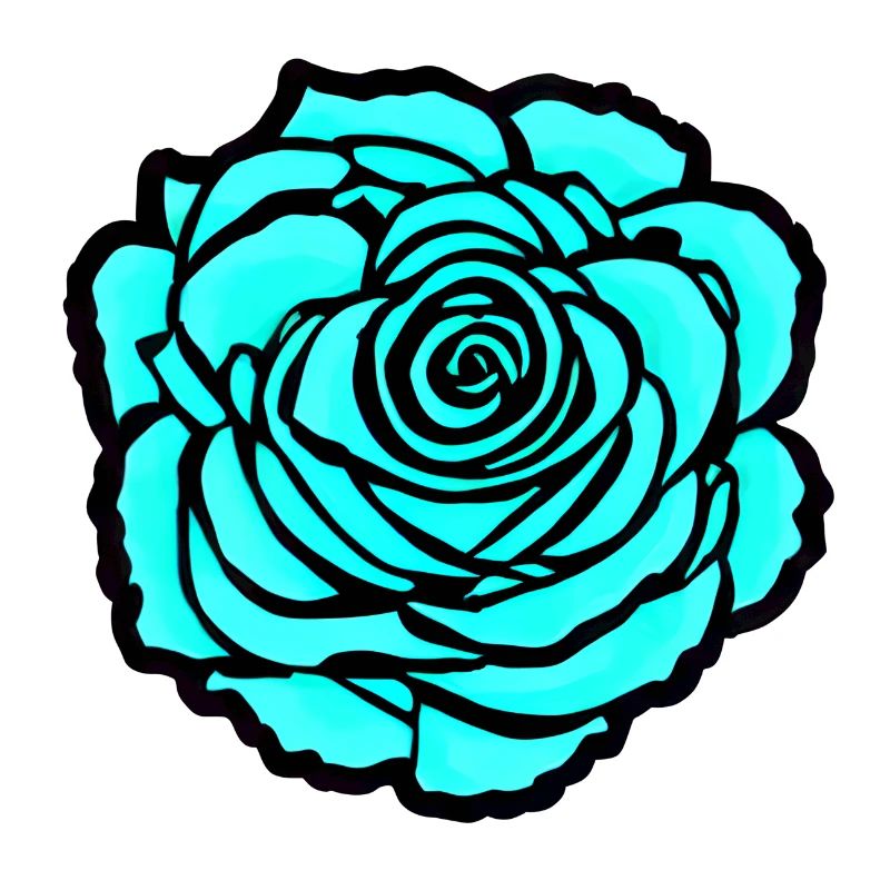 Blaue Rose