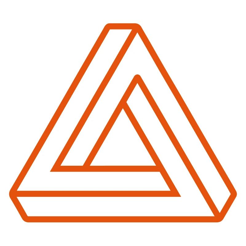 optical illusion - Escher triangle