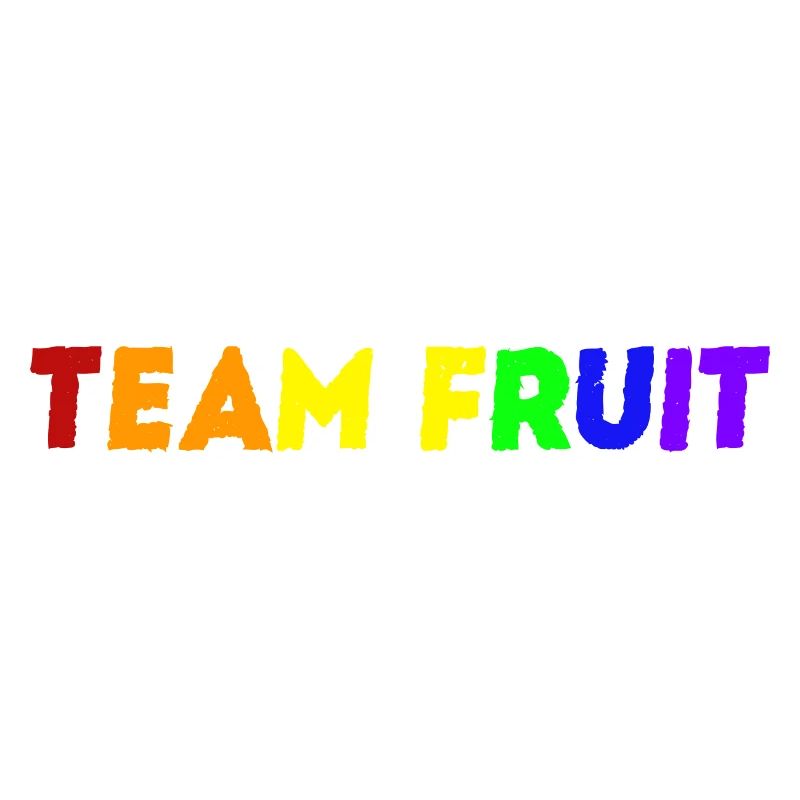 Team Fruit Geschenkidee vegan Frutarier Früchte