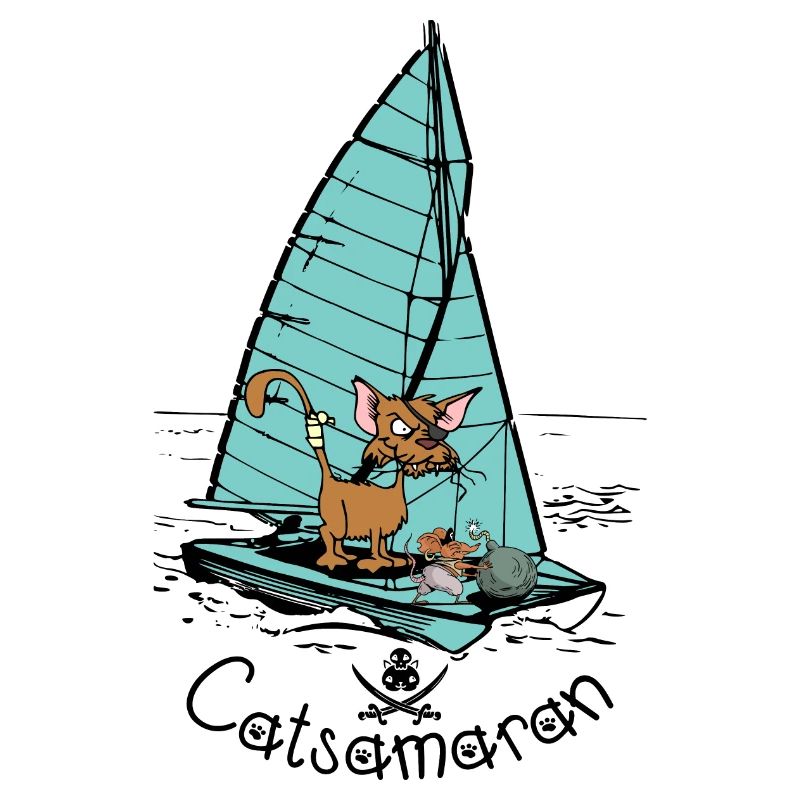 Katzamaran Katzen Boot