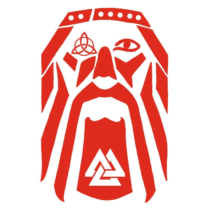 Wikingerkrieger (rot)