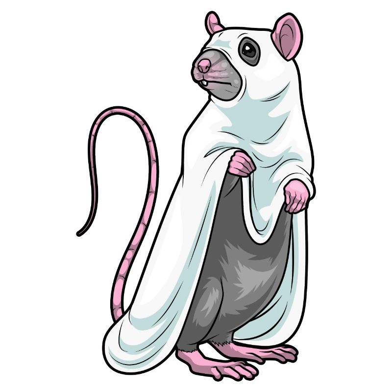 Rat Halloween Ghost