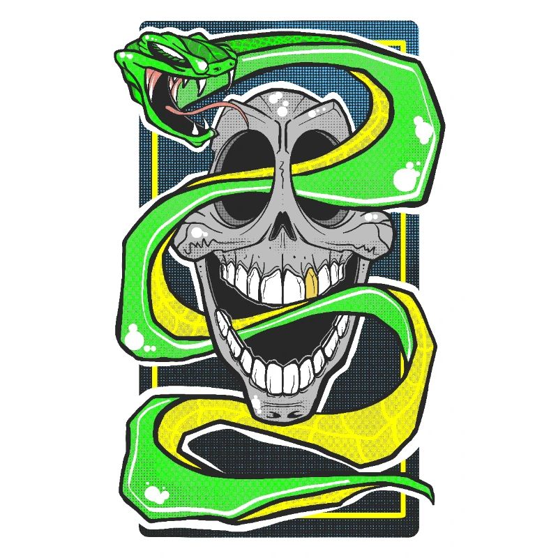 Skull & Snake Neon Edition