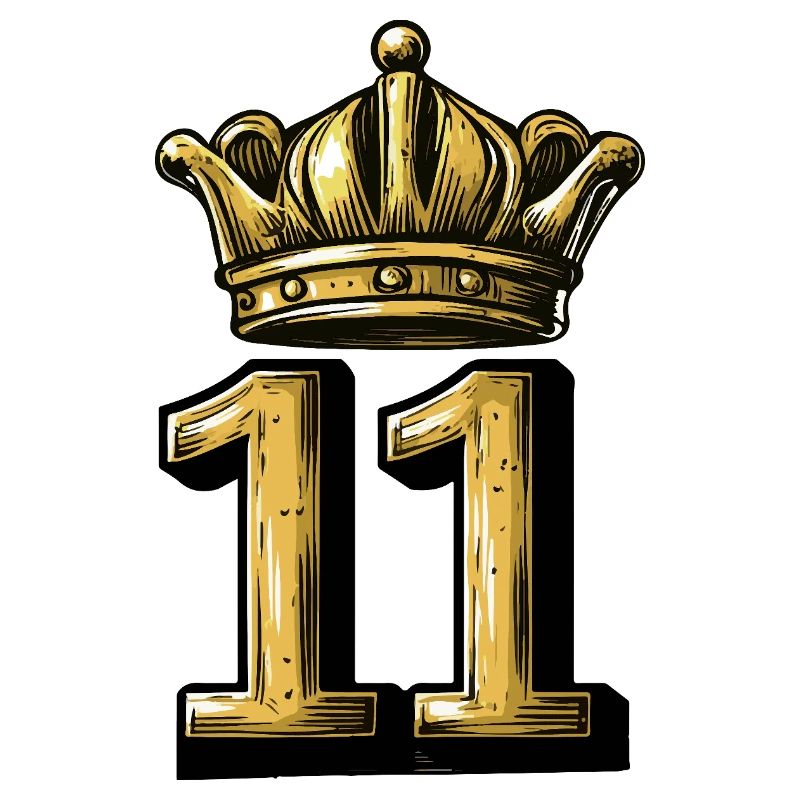 11 Zahl Krone