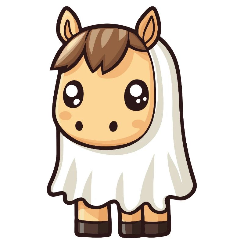 Pferd Halloween Geist