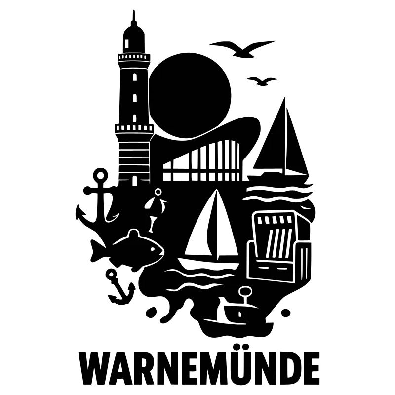 warnemünde silhouette