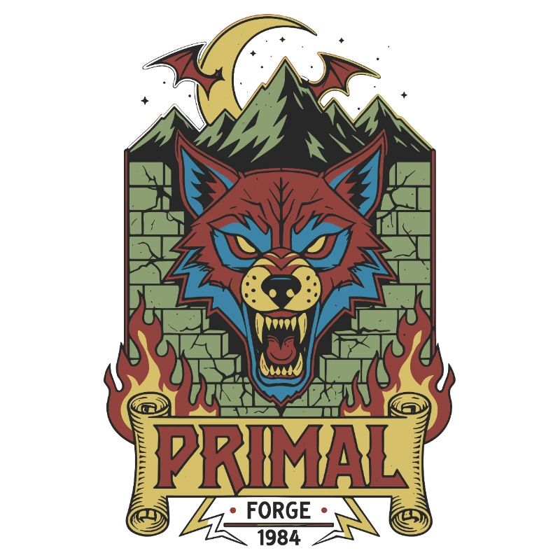 Primal Wolf Forge 1984