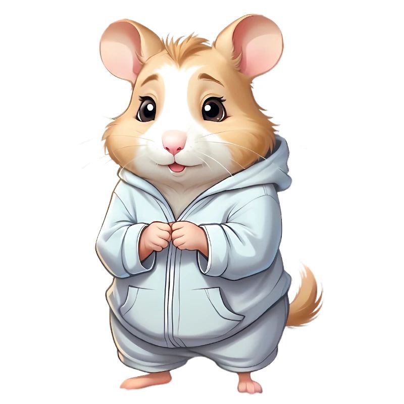 Cuddly Hero Hamster Pull à capuche