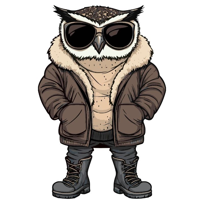 Eule Cool Winter