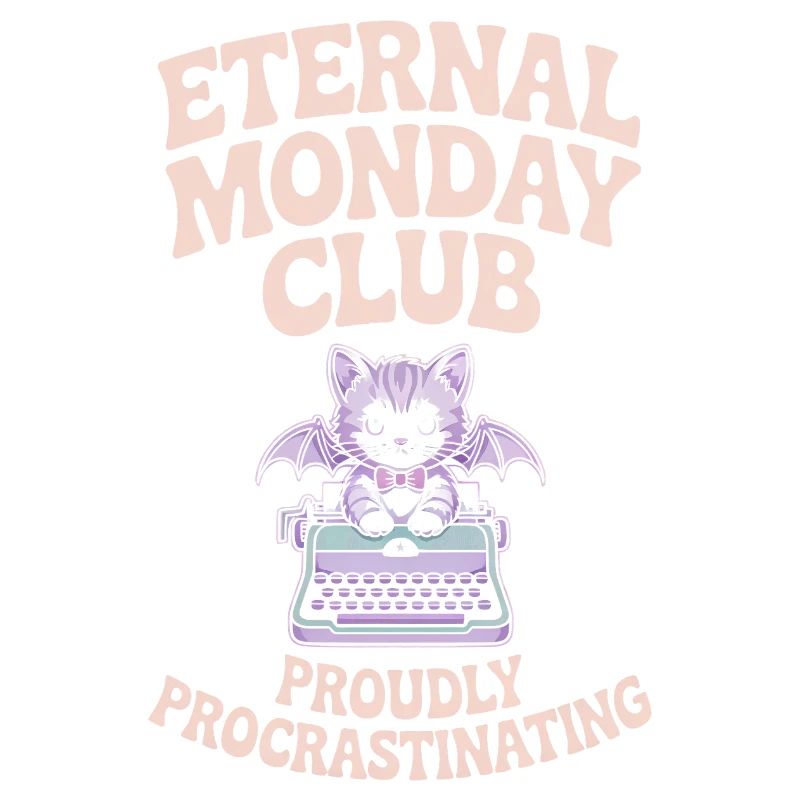 Club du Lundi Éternel Chat Procrastination