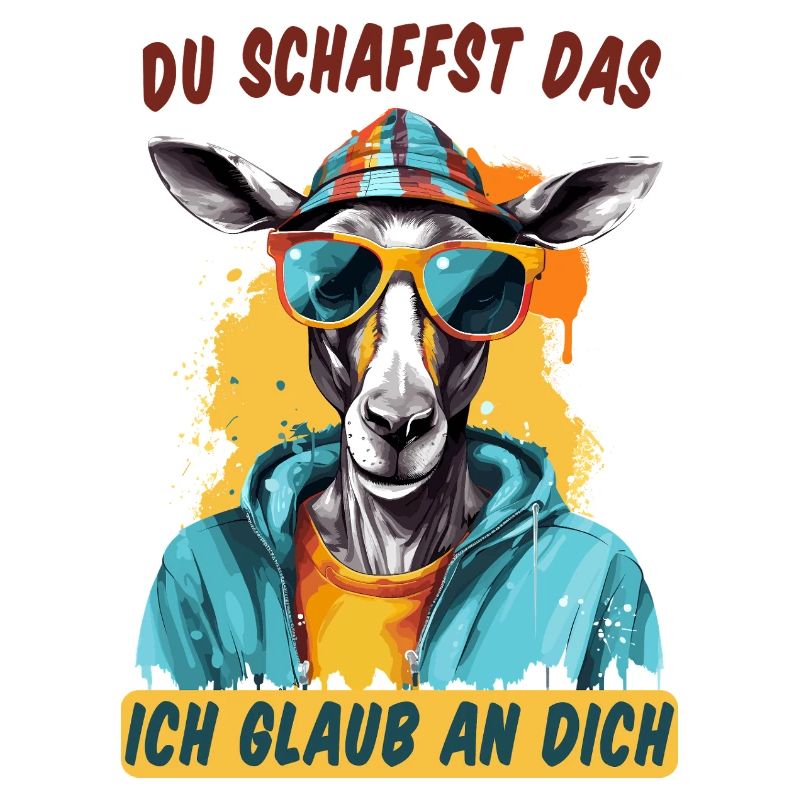 Du schaffst das! Ich glaub an dich! Glücksbringer