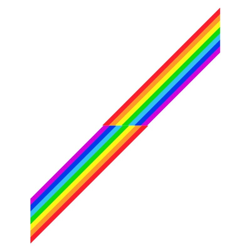 Regenbogen Rainbow Retro Geschenk