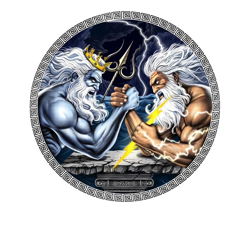 Zeus vs Poséidon Bras de fer