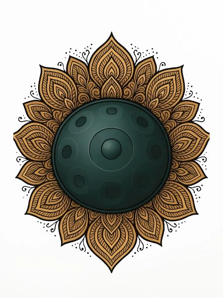 Handpan Mandala Klangmeditation Achtsamkeit