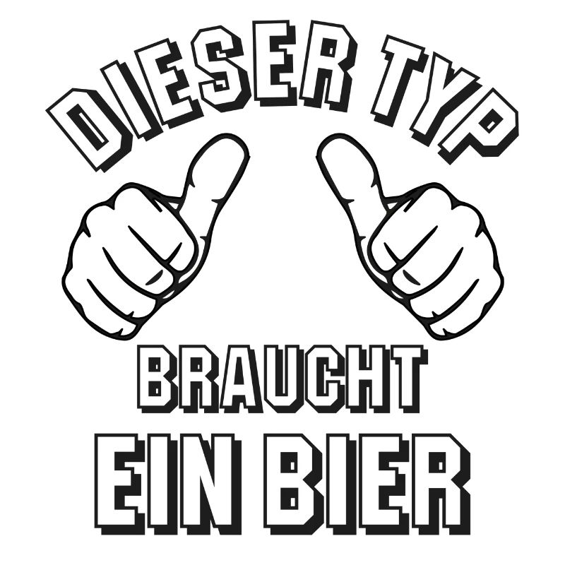 Dieser Typ braucht ein Bier
