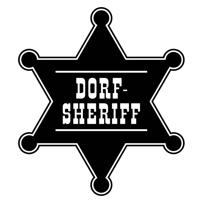 Dorf-Sheriff-Stern