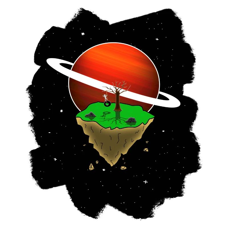 Flottant dans l'espace