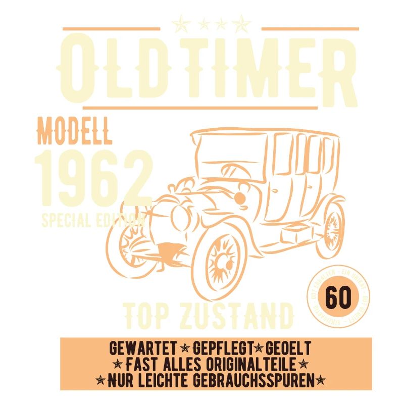 60. Geburtstag Oldtimer 1962, Geschenk